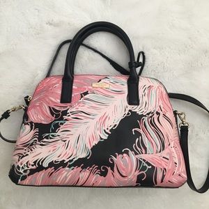 Kate Spade Pink and Black Crossbody Bag